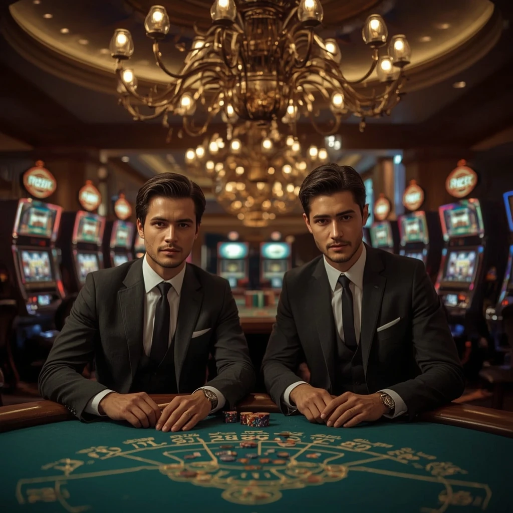 Dos jugadores de póker en SOMOSCASINO